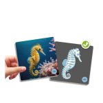 Juego sensorial de memoria de animales y esqueletos