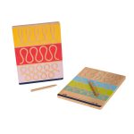 Tabla de preescritura con trazos