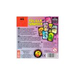 Contenido del juego La Polilla Tramposa Bonicos, piezas y tablero del juego educativo familiar